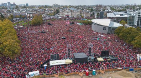 В Анкаре сотни тысяч вышли на марш в поддержку Палестины