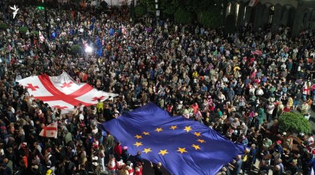 Georgia detains 13 after unrest near presidential palace in Tbilisi