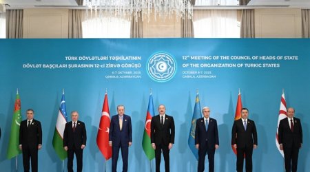 Qəbələdə TDT Dövlət Başçıları Şurasının Zirvə Görüşündə Prezident İlham Əliyev çıxış edib