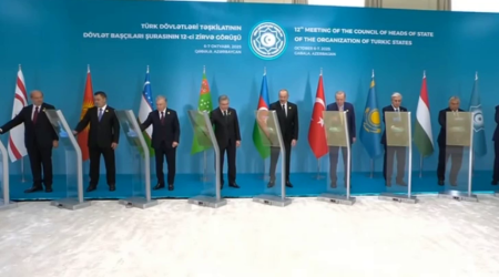 Заложен фундамент мечети в Физули, которую строит Туркменистан