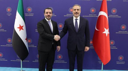 Hakan Fidan Həsən Şeybani ilə görüşüb