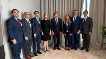 Azerbaijani presidential aide meets U.S. think tank representatives