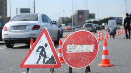 
Paytaxtın Xarici Dairəvi avtomobil yolunun bir hissəsində hərəkət məhdudlaşdırılacaq