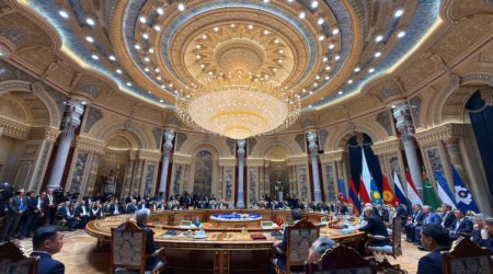 Алиев выступил на заседании Совета глав государств СНГ в Душанбе