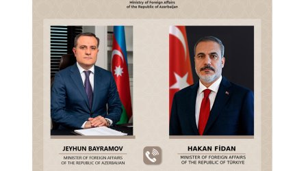 Ceyhun Bayramov və Hakan Fidan arasında telefon danışığı olub
