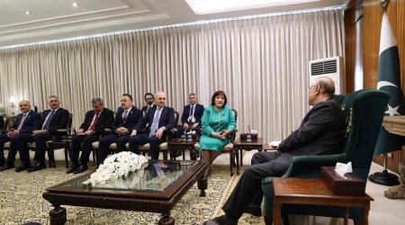 Pakistan Prezidenti Sahibə Qafarovanı qəbul edib