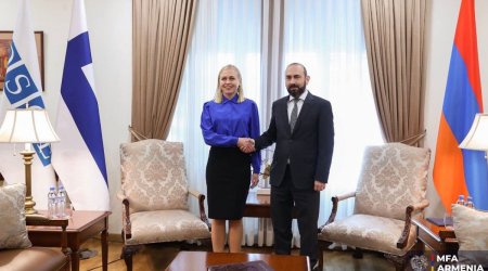Armenian FM Mirzoyan meets OSCE chair Valtonen in Yerevan