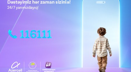 В третьем квартале 2025года «Детская Горячая ЛинияАзербайджана»,действующаяпри поддержке Azercell,зафиксировалаоколо 1600 обращений