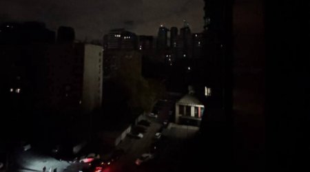 Kiyevdə elektrik enerjisinin verilişi dayandırılıb