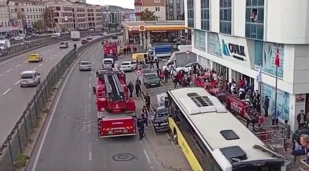 İstanbulda avtobus dayanacağa çırpılıb, ölən və xəsarət alanlar var