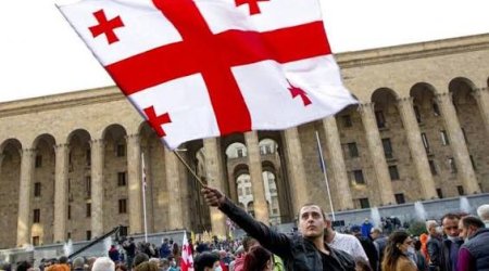 Tbilisidəki etiraz aksiyaları ilə əlaqədar 14 nəfər saxlanılıb