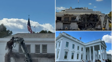Trump begins demolition of White House East Wing to build new ballroom