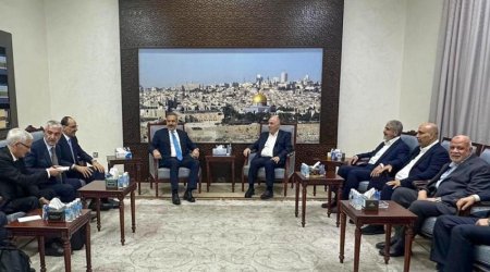 Фидан и Калын на встрече с ХАМАС