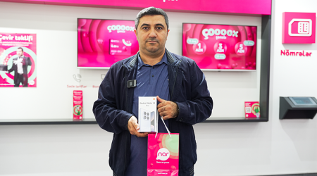 Nar announces the first winners of the “Çoox Şanslı” lottery!