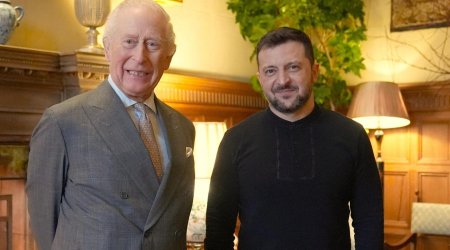Zelenski Böyük Britaniya kralı ilə Ukraynadakı vəziyyəti müzakirə edib