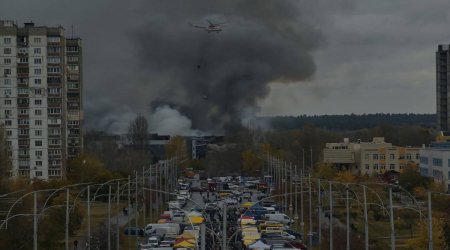 Rusiyanın Kiyevə dron hücumu nəticəsində 26 nəfər yaralanıb