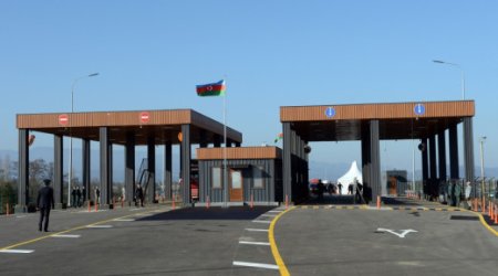 Iran’s ambassador visits the Azerbaijan–Georgia border crossing