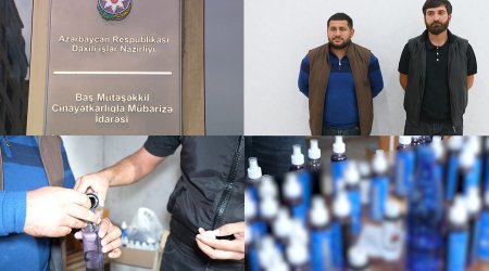 Dabaq xəstəliyi əleyhinə saxta dərman hazırlayan şəxslər saxlanılıb - Video