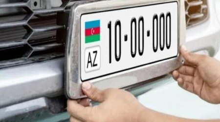 Azərbaycanda avtomobillərdə çipli nömrələr ləğv olunub