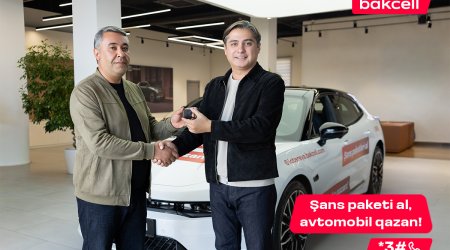 Bakcell-in meqa lotereyasında daha bir avtomobil qalibi məlum oldu!