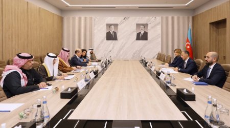 Nazir ərəb ölkələrinin aparıcı inkişaf fondlarının nümayəndələri ilə görüşüb