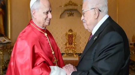 Mahmud Abbas Roma Papası ilə görüşüb