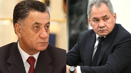 Azerbaijan security chief Ramil Usubov meets Russia&rsquo;s Shoigu in Moscow