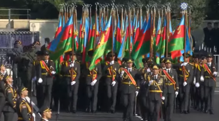 Bakıda hərbi parad başa çatıb - Yenilənib