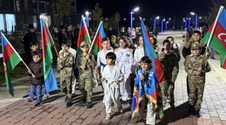 Füzulidə Zəfər Gününə həsr olunmuş tədbirlər atəşfəşanlıqla başa çatıb