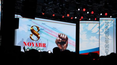 Салют в честь Дня Победы прошел в Ханкенди