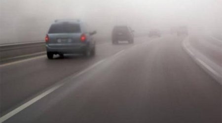 Sabah bəzi yollarda görmə məhdudlaşacaq