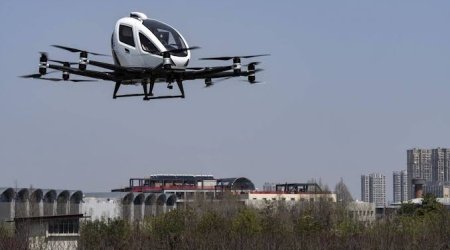 Çində hava taksisi ilə 10 dəqiqəlik uçuşun qiyməti təxminən 8 dollar olacaq