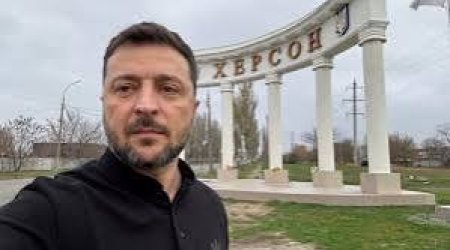 Зеленский в прифронтовом Херсоне