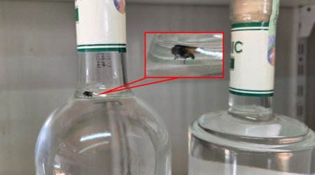 Cəbrayılda içində milçək olan saxta araq aşkar edilib