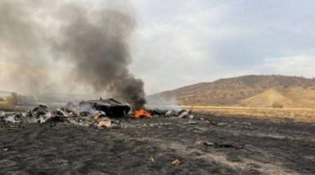 Gürcüstanda qəzaya uğrayan hərbi təyyarənin qara qutusu Türkiyəyə aparılıb