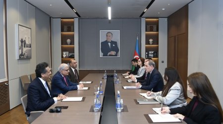 Ceyhun Bayramov Asiya Ombudsmanlar Assosiasiyasının prezidenti ilə görüşüb