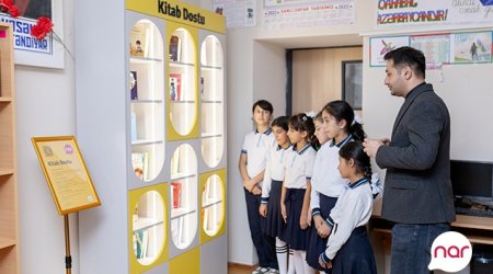 “Nar” şagirdlər arasında oxu mədəniyyətini təşviq edir