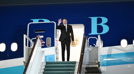 Завершился визит Ильхама Алиева в Узбекистан