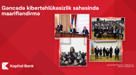 Kapital Bank Gəncədə kibertəhlükəsizlik mövzusunda təlimlər keçirdi