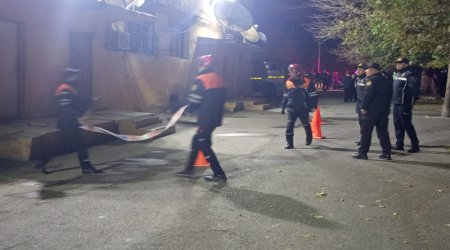 Goranboyda binanın döşəməsi çöküb, xəsarət alanlar var - Video -Yenilənib