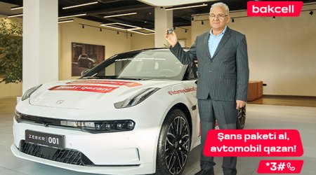 Bakcell-in lotereyasında 7-ci avtomobil sahibini tapdı!