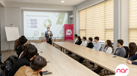 Nar conducts career development training for students of AzTU