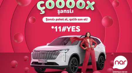 Win an exceptional car from Nar this evening with just 1 AZN!