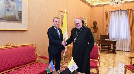 Ceyhun Bayramov Vatikanda Ermənistanla normallaşma prosesini müzakirə edib