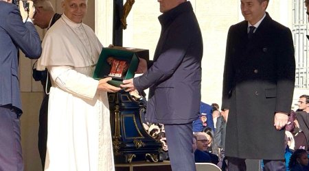 Ceyhun Bayramov Roma Papası ilə görüşüb