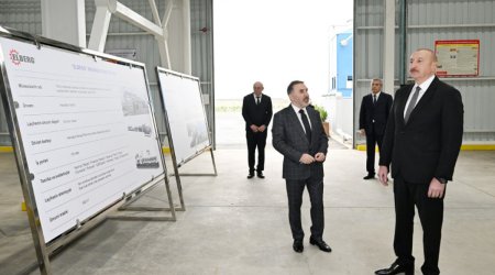 

Prezident İlham Əliyev “AZWOOL” mineral daş yunu zavodunun açılışında iştirak edib
