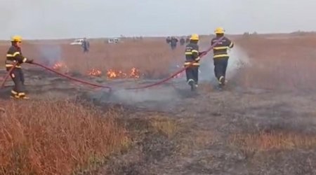 Cəlilabadda açıq ərazidə yanğın baş verib