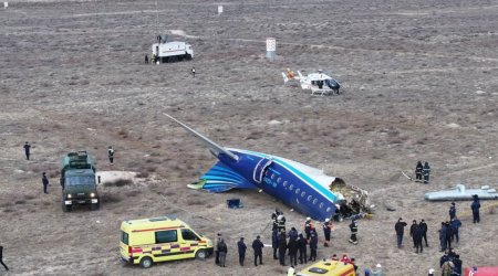
Qazaxıstanda AZAL təyyarəsinin qəzası ilə bağlı istintaq başa çatır