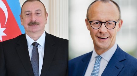 Канцлер Германии позвонил президенту Ильхаму Алиеву