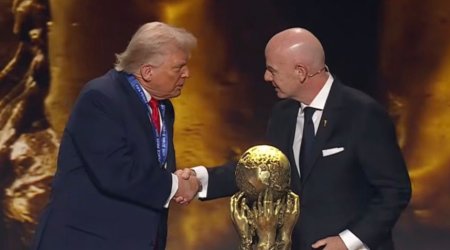 Дональд Трамп первым в истории получил Премию мира ФИФА